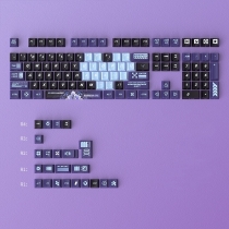 Silver-haired Battle Maiden 104+21 PBT Dye-subbed Keycaps Set Cherry Profile for MX Switches Mechanical Gaming Keyboard